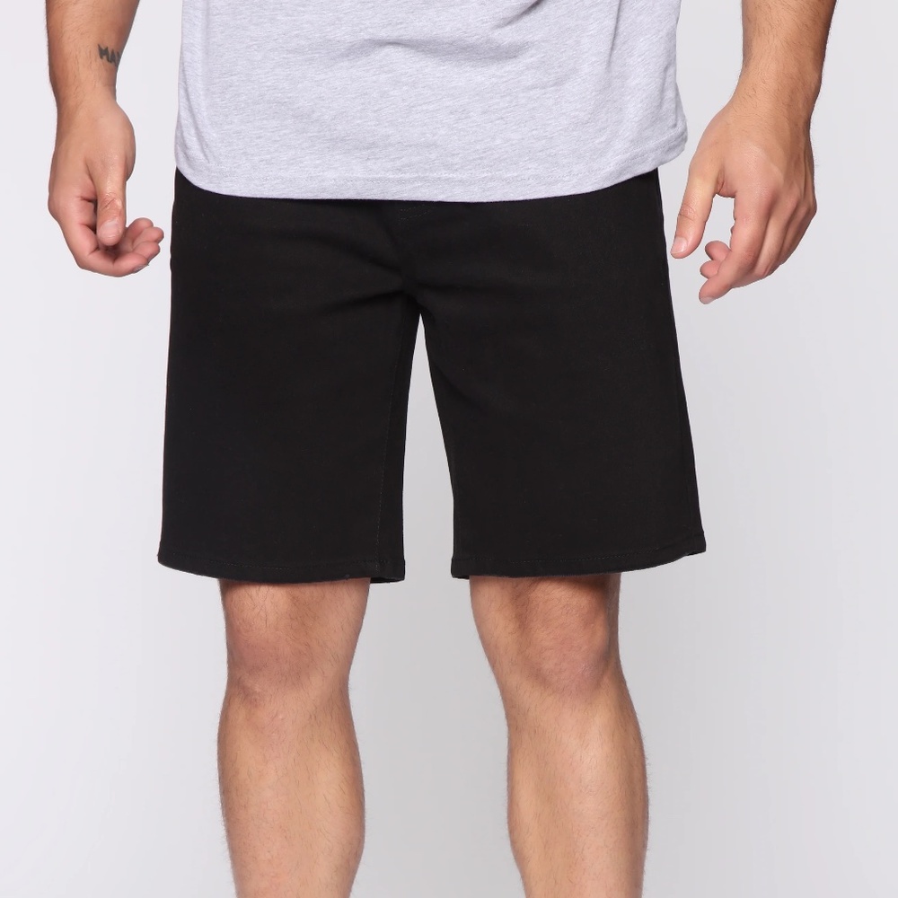 Fashion Nova Mac Chino Short Black